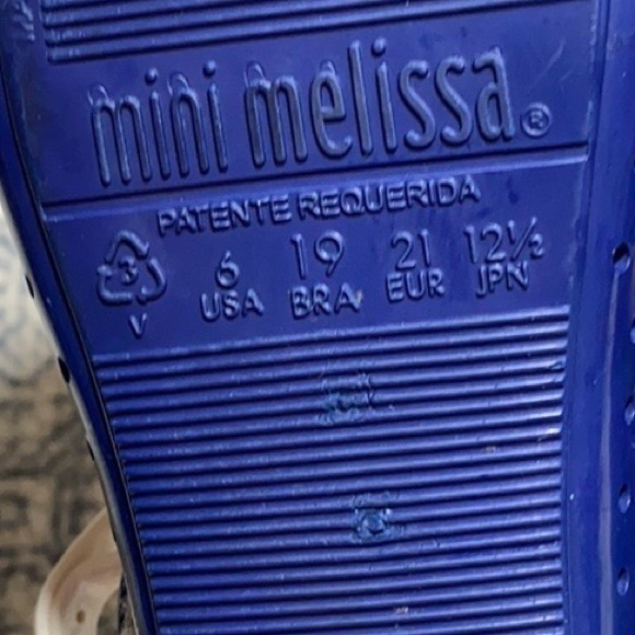 Mini melissa Bay girl Size 6🌼💙🌼💙🌼💙🌼 - Picture 5 of 9
